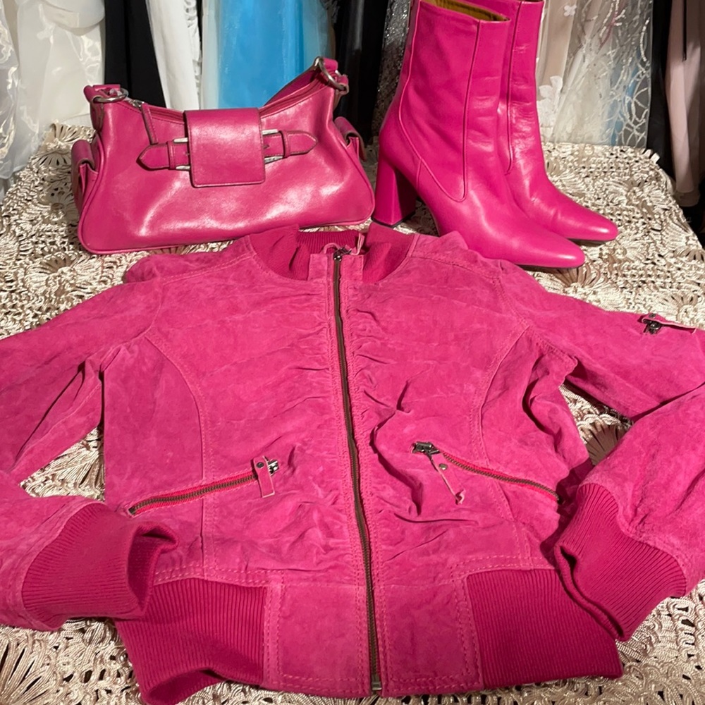 Le Chateau suede jacket